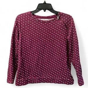 Liz Claiborne Women's Purple Polka Dot Top